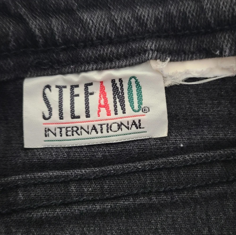 Vintage Y2K Stefano international high rise black jeans women's size 31 waist - Picture 7 of 13